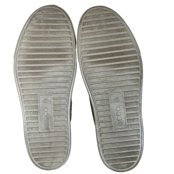 Ecco Soft 7 Kyle Sneakers Men's Navajo Brown Leather Lace Up Size 12 - Picture 5 of 6